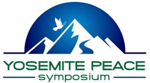 Yosemite Peace Symposium Logo - Mountains and Peace Dove